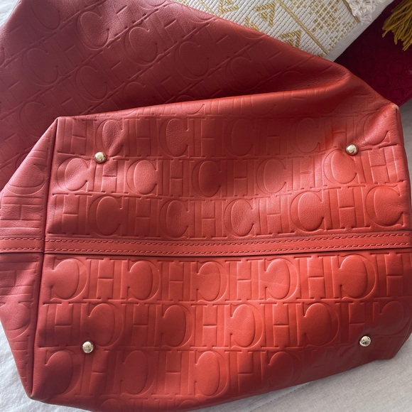 AUTHENTIC 💯👜 CAROLINA HERRERA LEATHER MATRYOSHKA BAG - Picture 3 of 13